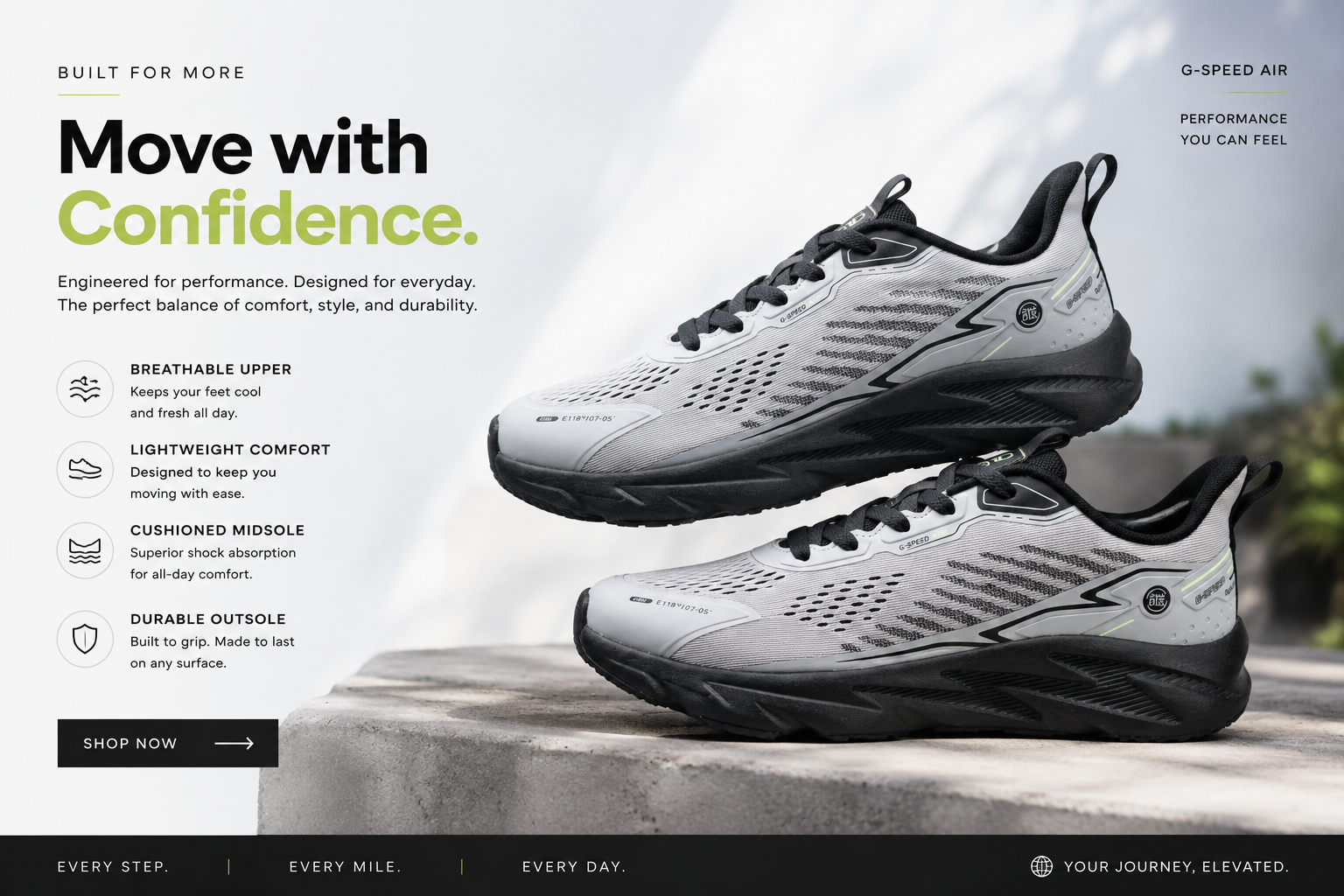 Move with Confidence: G-Speed Air Sneakers
