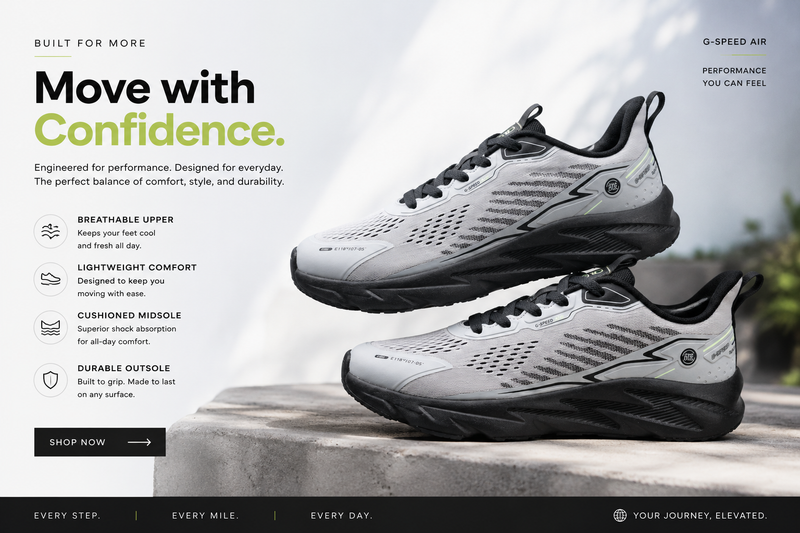 Move with Confidence: G-Speed Air Sneakers