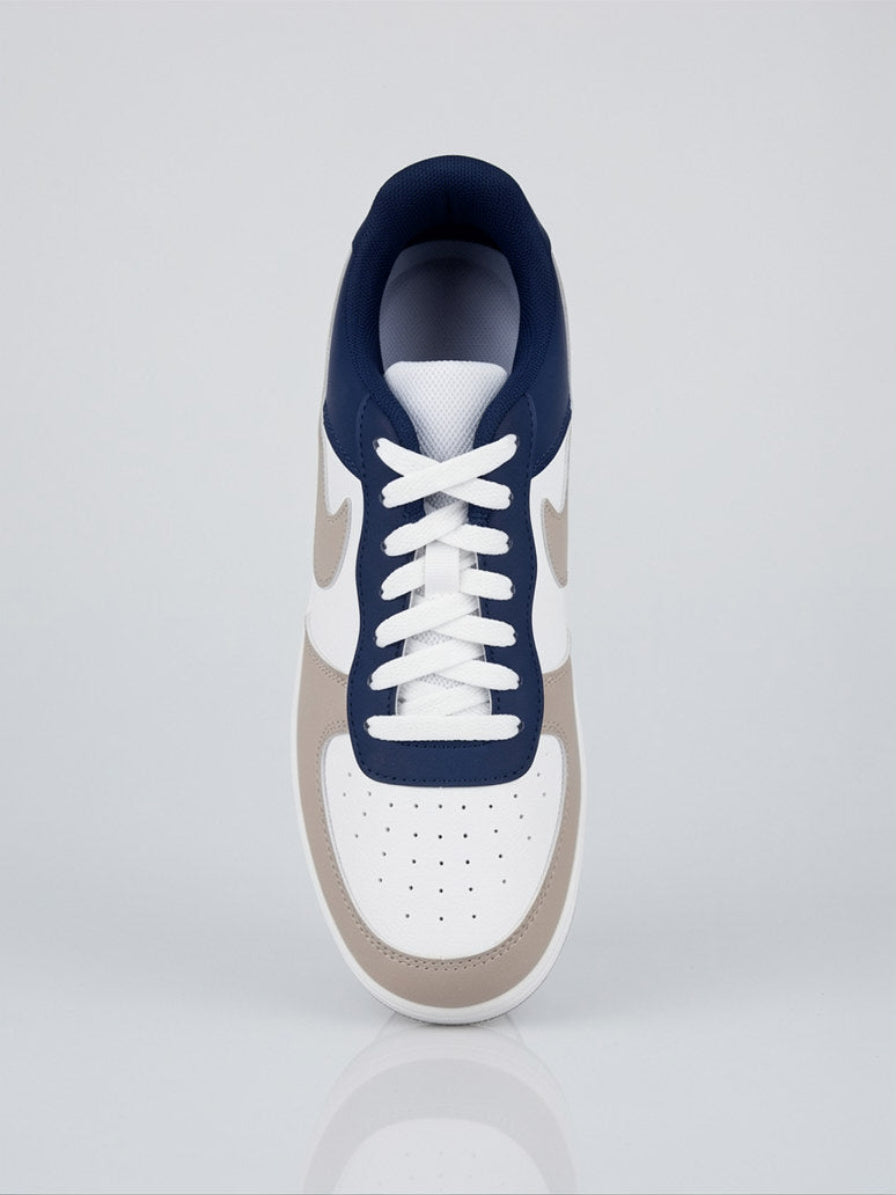 Nike Air Force 1 One Custom Blue / Black/ Gray Shoes