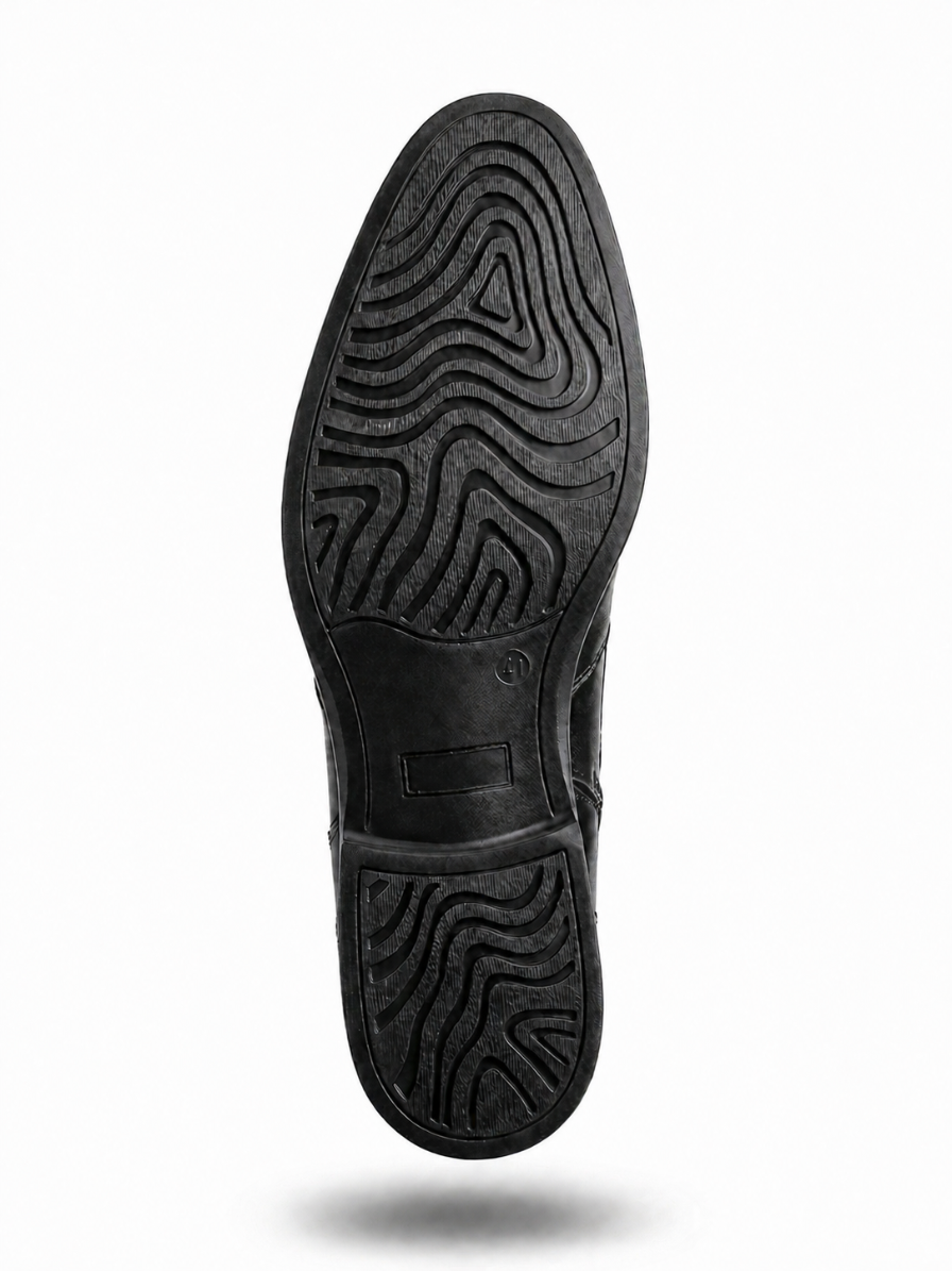 Black Cow Leather Chelsea Boots Color Mate Black