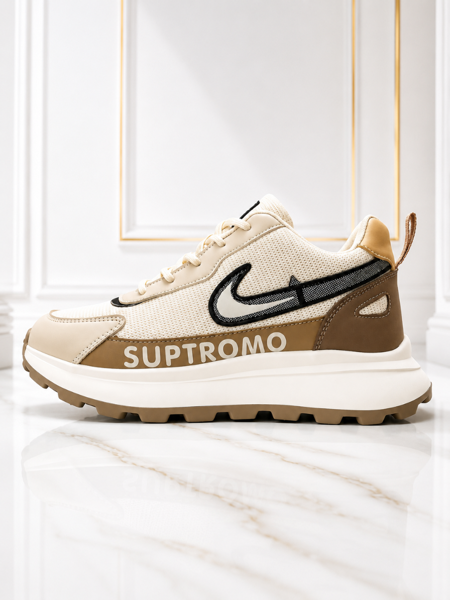 Suptromo Cushion Stride Breathable Memory Foam Sneaker For Men