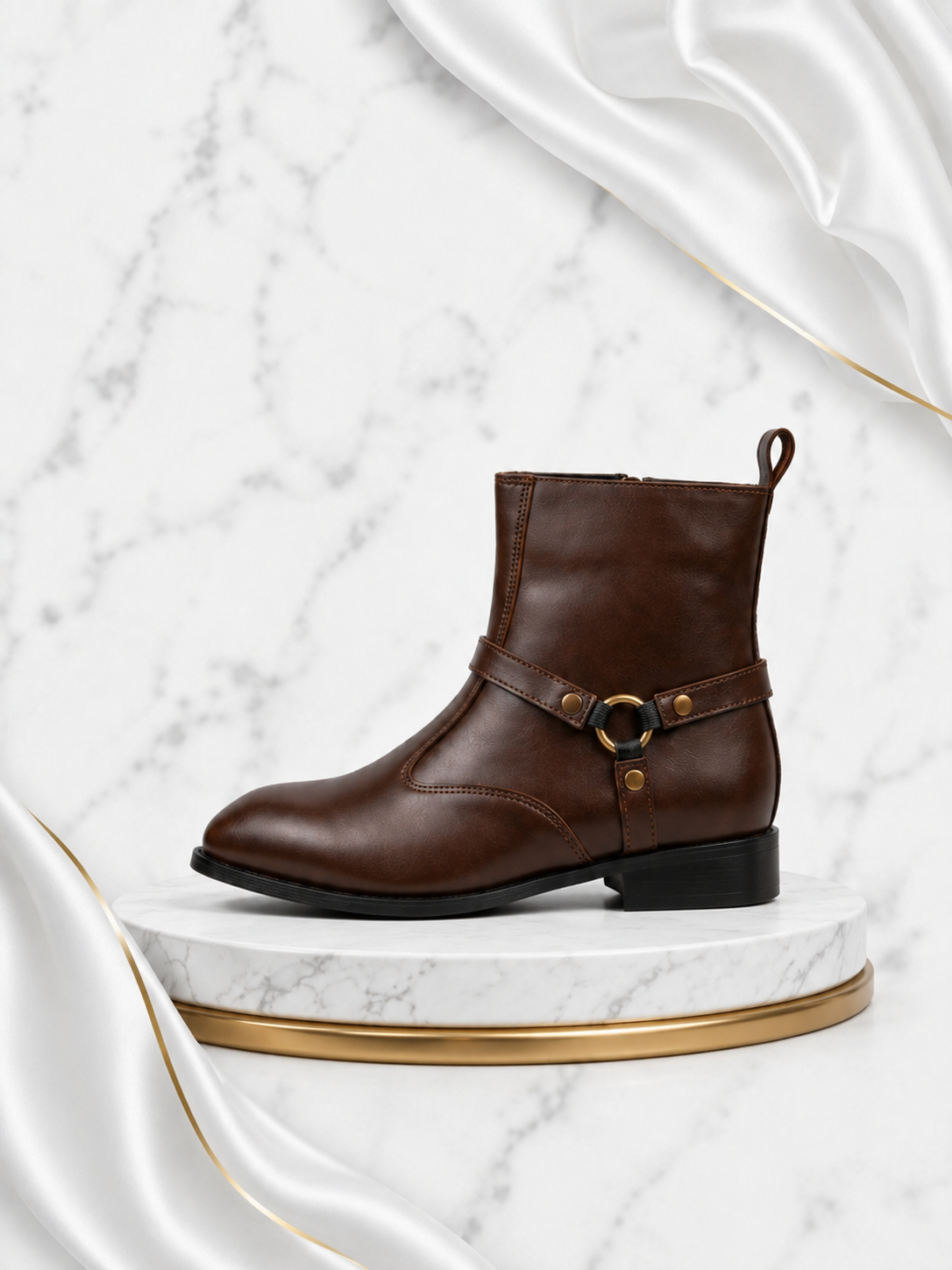 Mens Chelsea Boots Leather Dress Boots