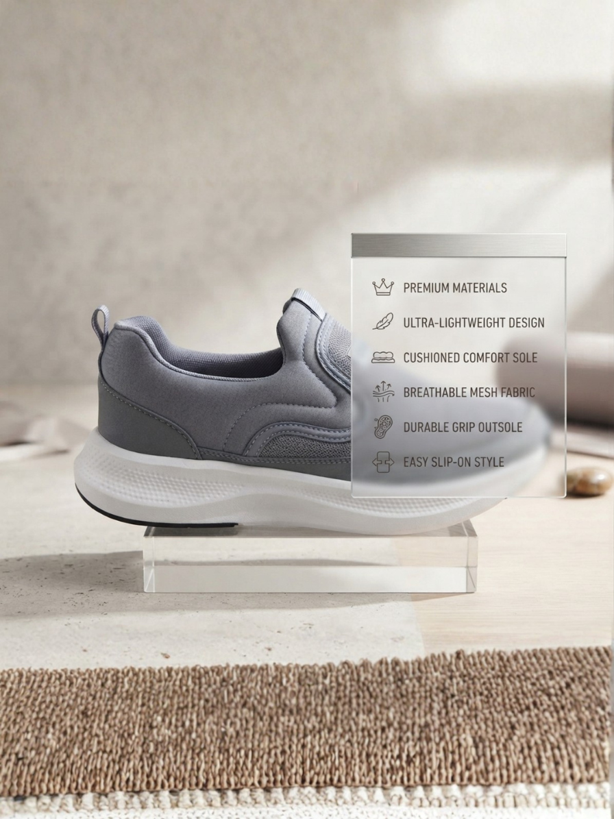 Walking Sneakers for Men Breathable Anti-Slip Cushion