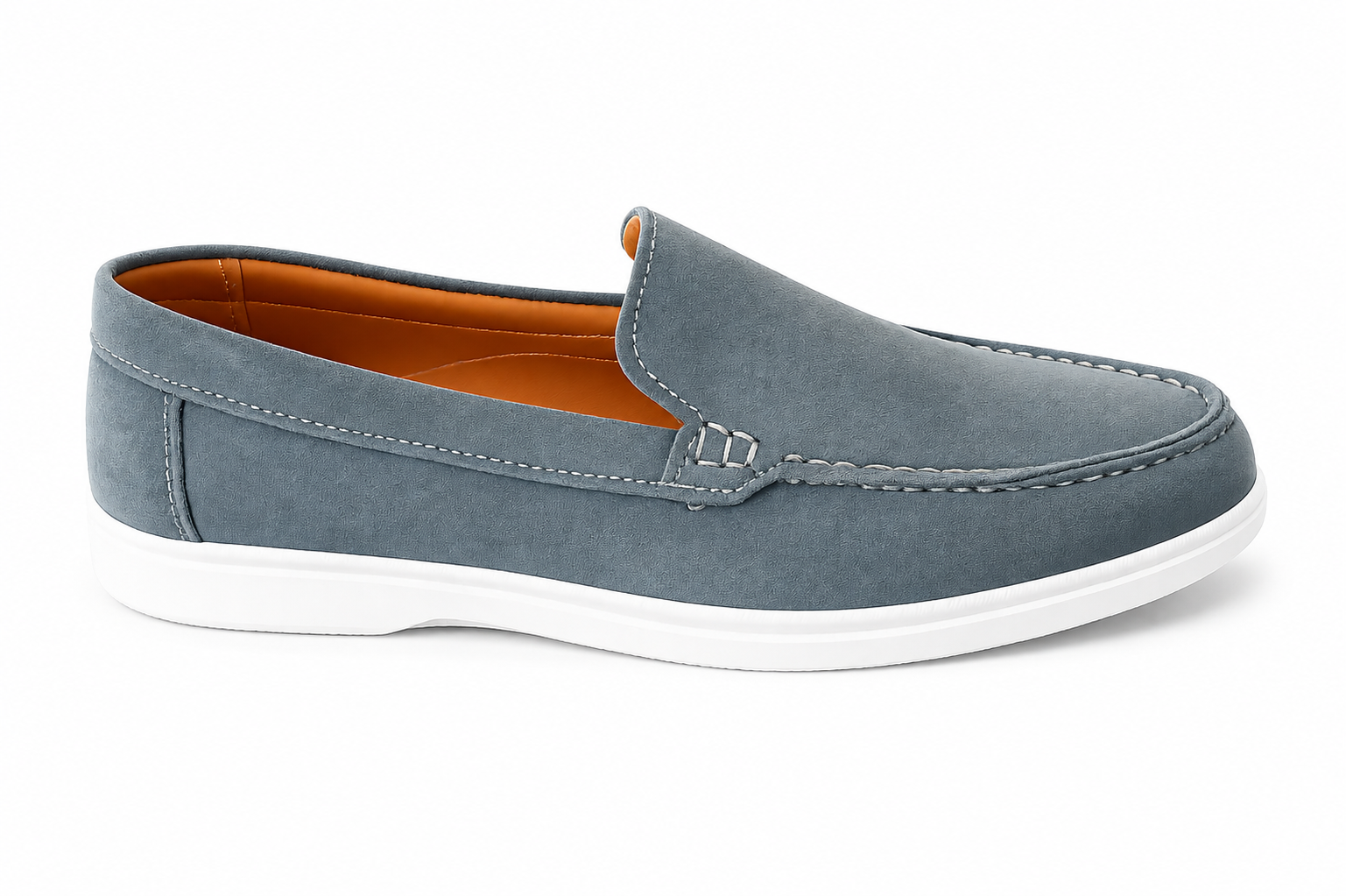 Sienne Suede Denim Blue Loafer for Men