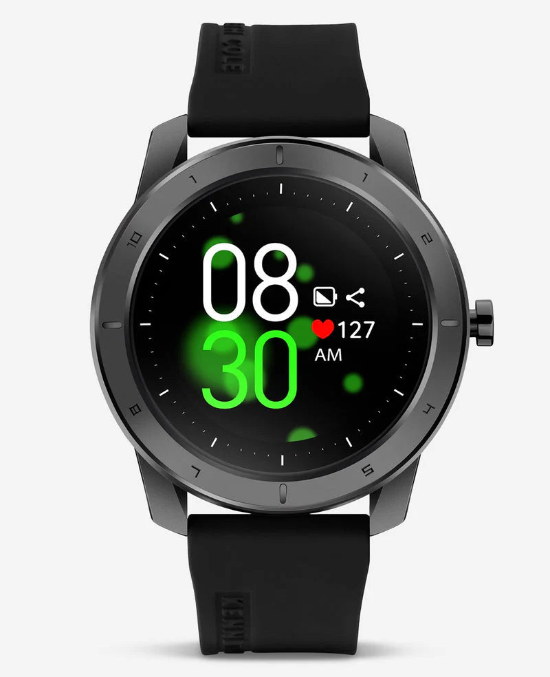 Kenneth Cole New York Wellness Smart Watch Stainless Steel Digital Smart Wrist Watch for Men