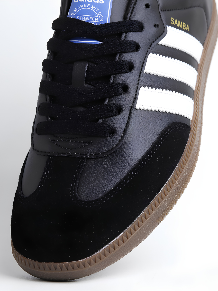 Adidas Samba OG Black White Gum (Dot Perfect)
