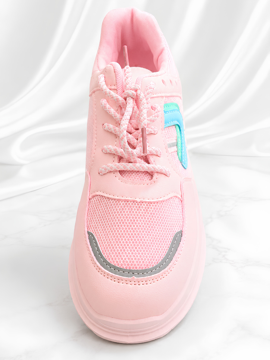 Premium Pink Chunky Sneakers for Girls